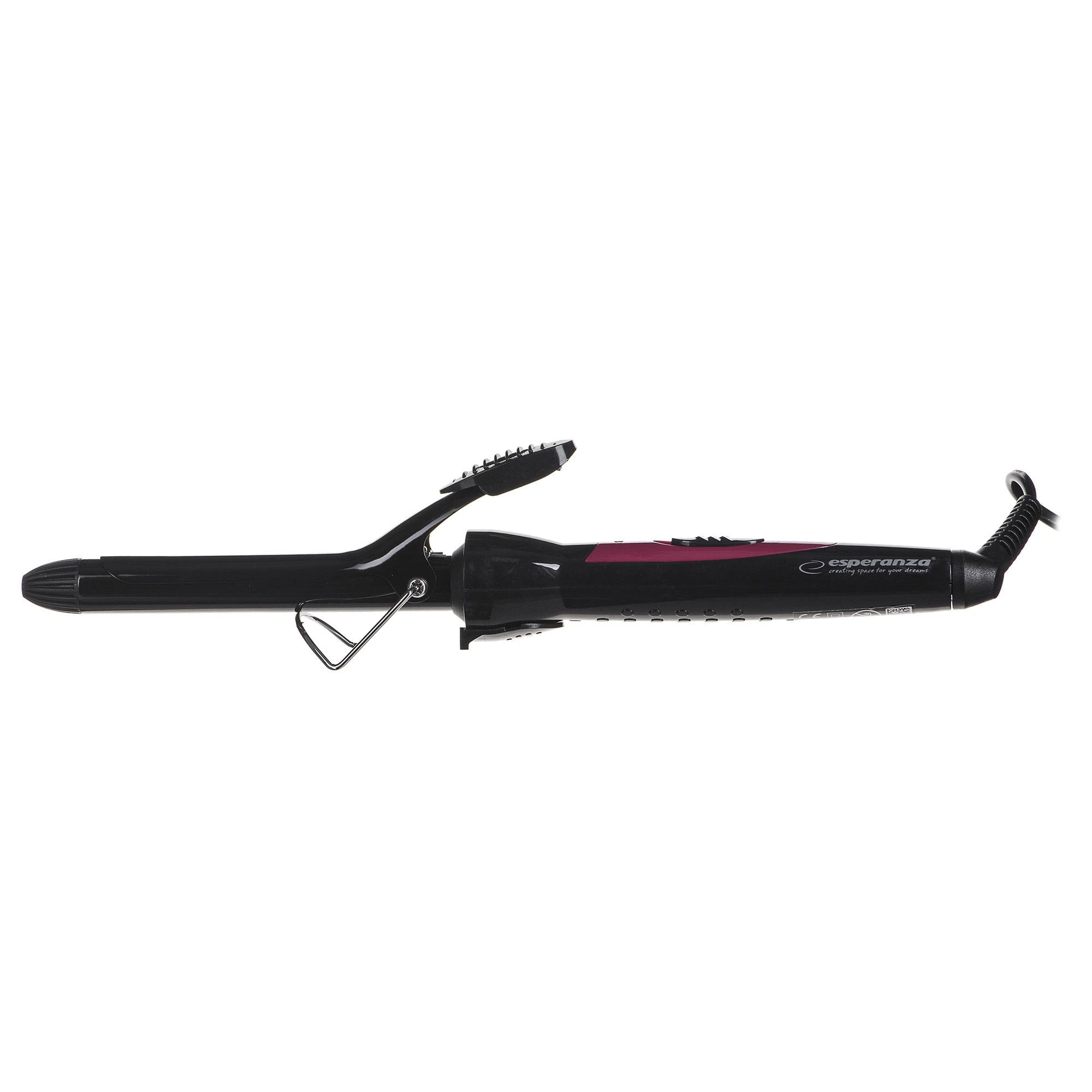 Curling iron for hair Esperanza Scarlett EBL004 (25W, juodos spalvos)