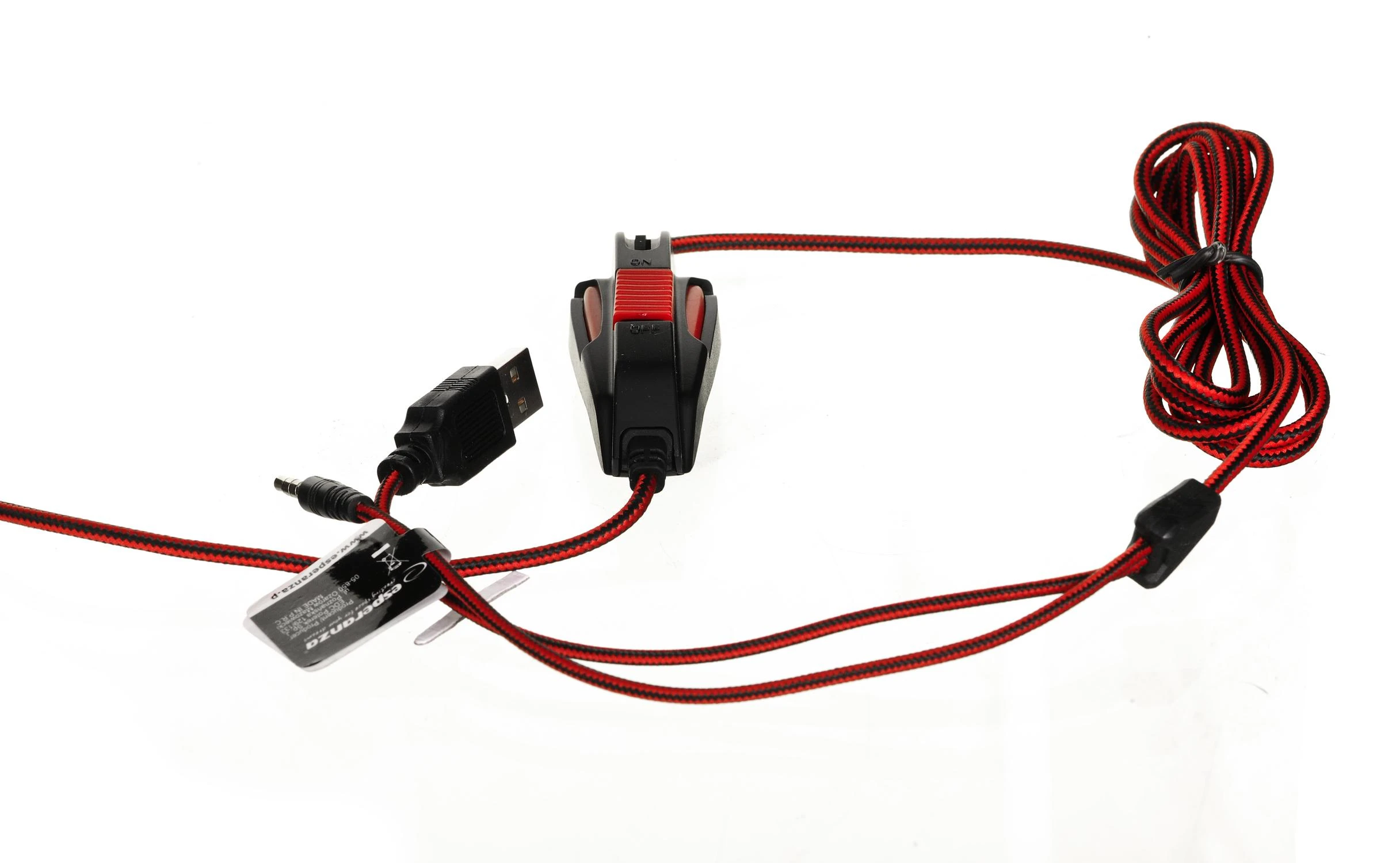 Žaidimų ausinės Esperanza EGH440 NightCrawler, Juodos