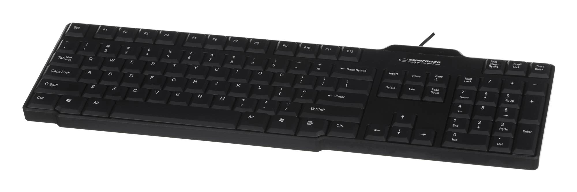 ESPERANZA EK116 – 5905784769288 BUFFALO klaviatūra, standartinė USB 104 klavišai