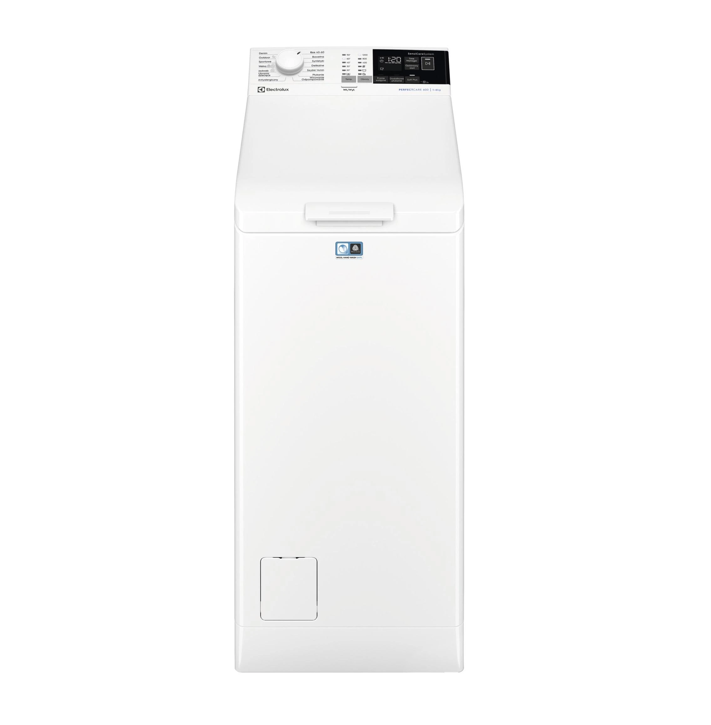 ELECTROLUX EW6TN24262P PerfectCare 600 Top-loaded Skalbimo mašina 6kg Baltas