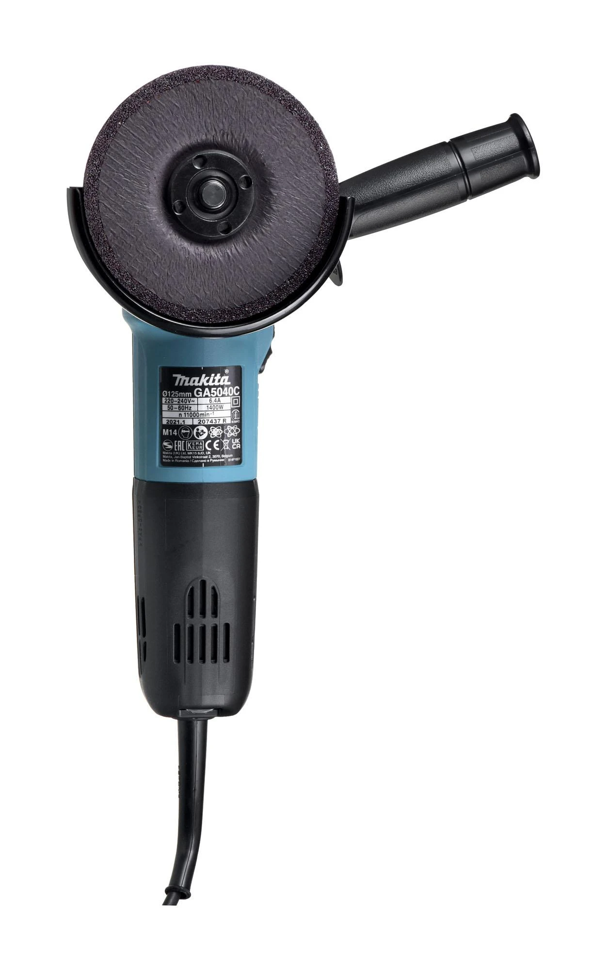 Makita Kampinis šlifuoklis GA5040C 125 mm