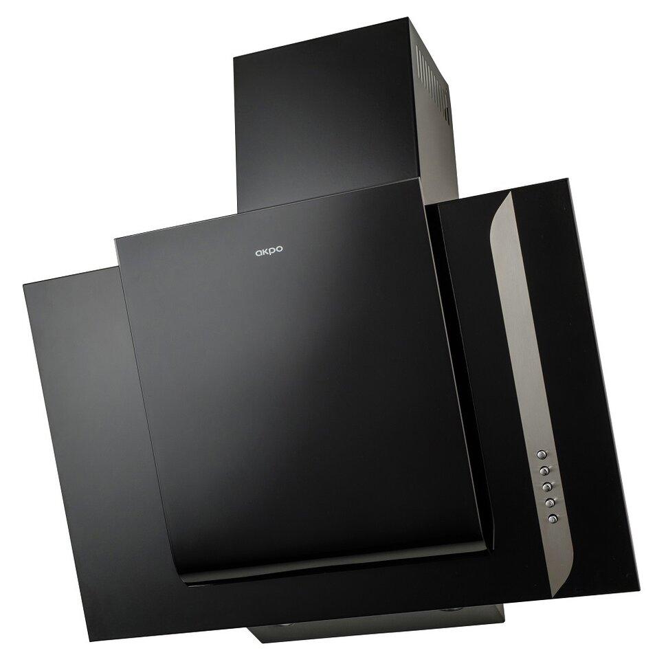 Cooker hood chimney AKPO WK-4 GRAND 50 JUODA ECO (410,8 m3/h, 500mm, juodos spalvos)