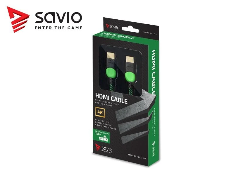HDMI laidas Savio GCL-03