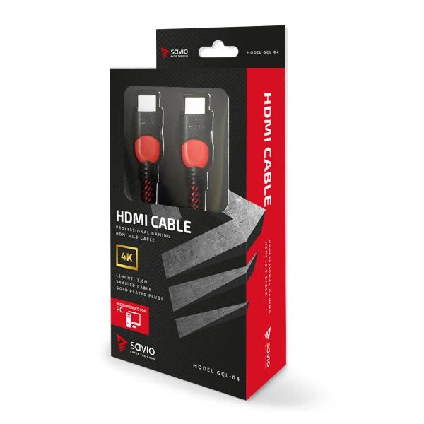 HDMI laidas Savio GCL-04