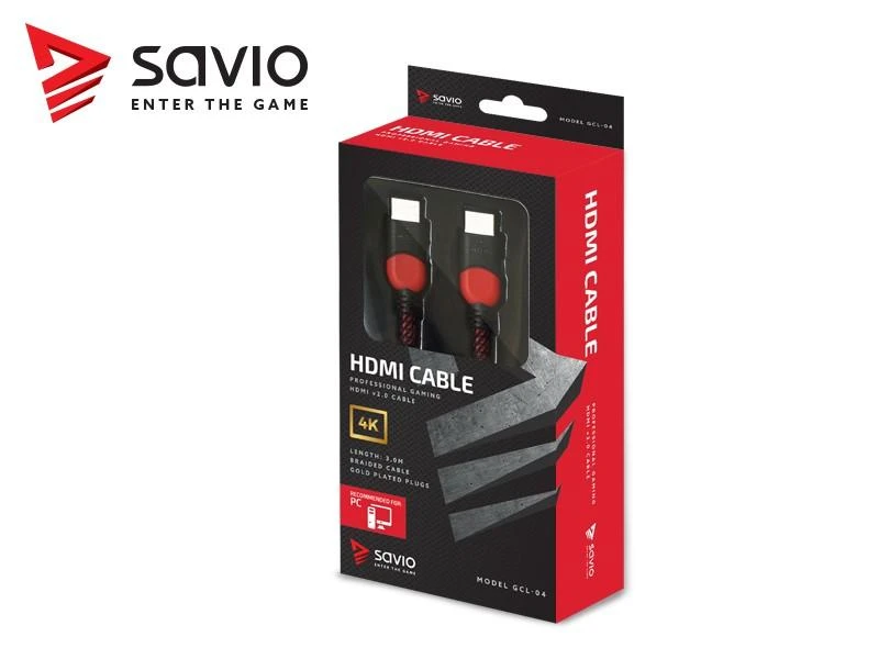 HDMI laidas Savio GCL-04