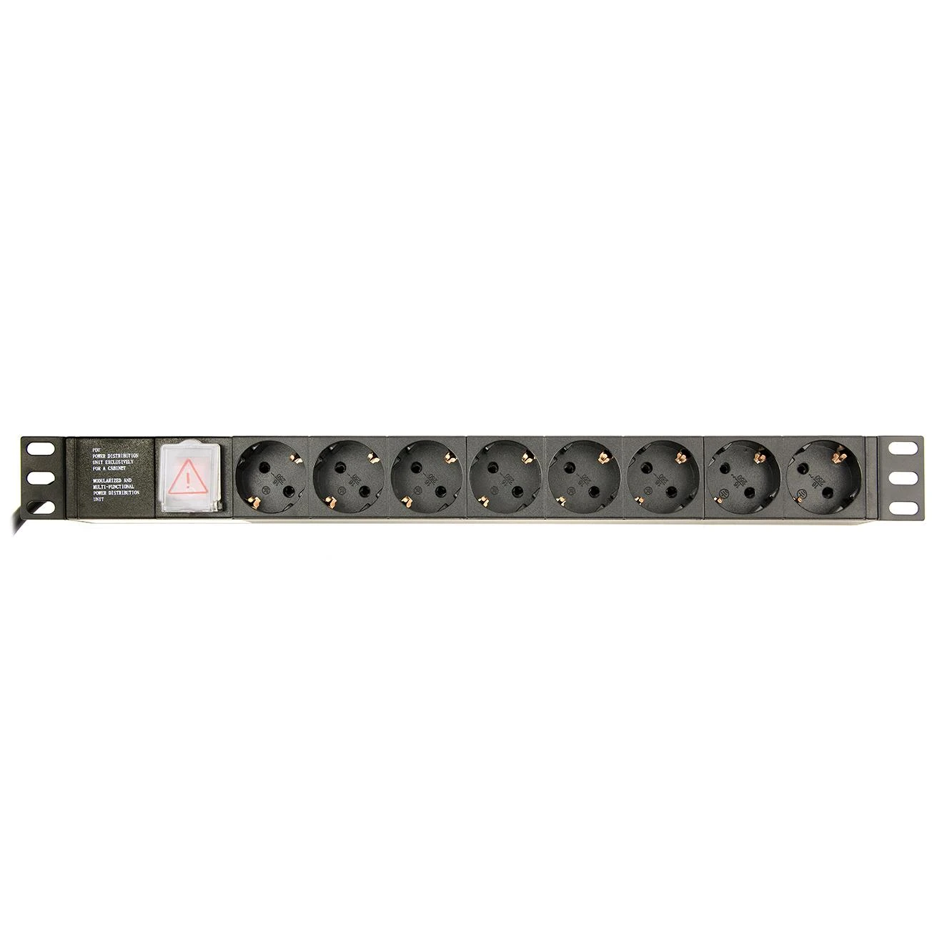 GEMBIRD PDU 8x Schuko 1U 16A 3m