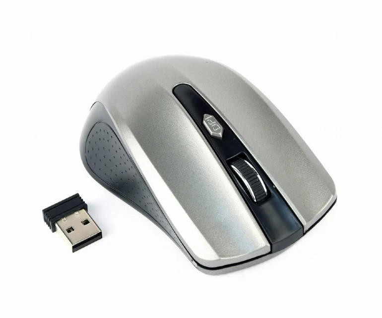 Gembird | Pelė | MUSW-4B-04-BG | Standard | Wireless | Juodas/ Kosminė pilka