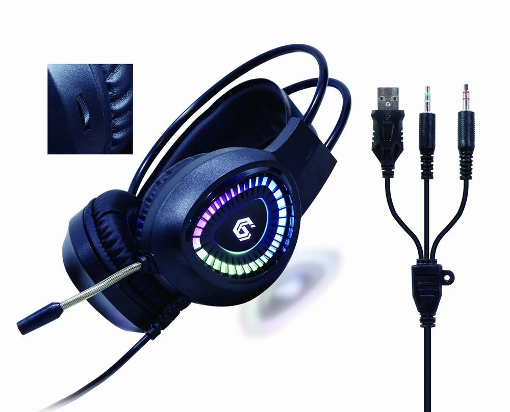Klaviatūra GEMBIRD 4-in-1 foninio apšvietimo žaidimų rinkinys „Phantom US“ išdėstymas
