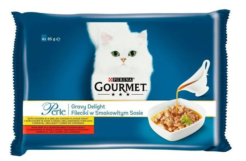 Purina Nestle Drėgnas Kačių Maistas - Purina Perle Gigmv Jautiena, 85 G