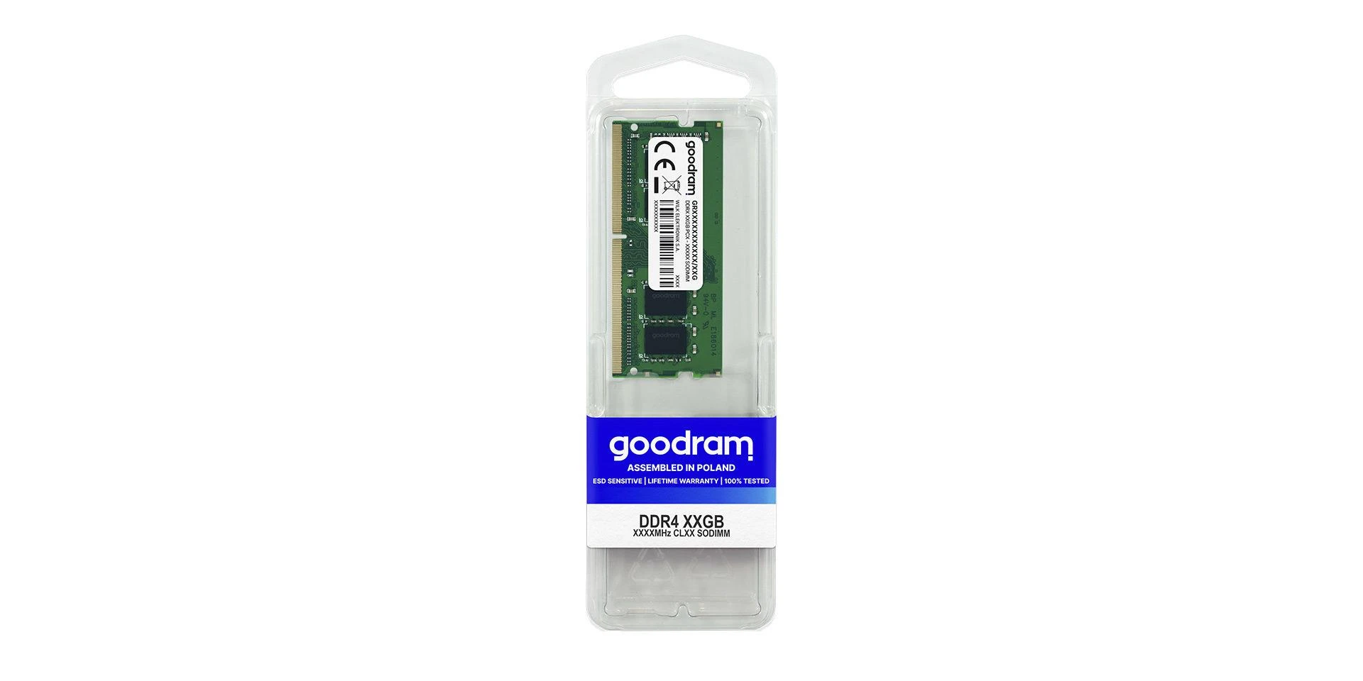 Nešiojamo kompiuterio atmintis GOODRAM 16GB DDR4 3200MHz SODIMM CL22