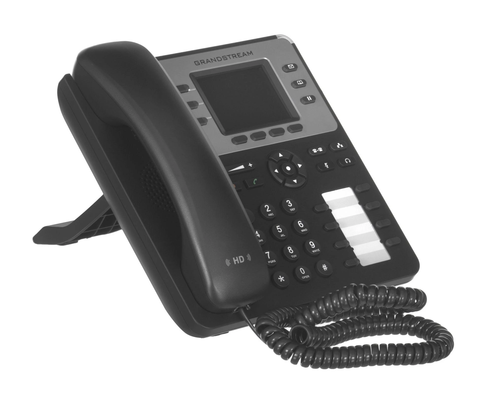 Grandstream GXP-2130 V2 VoIP SIP telefonas, spalvotas ekranas,