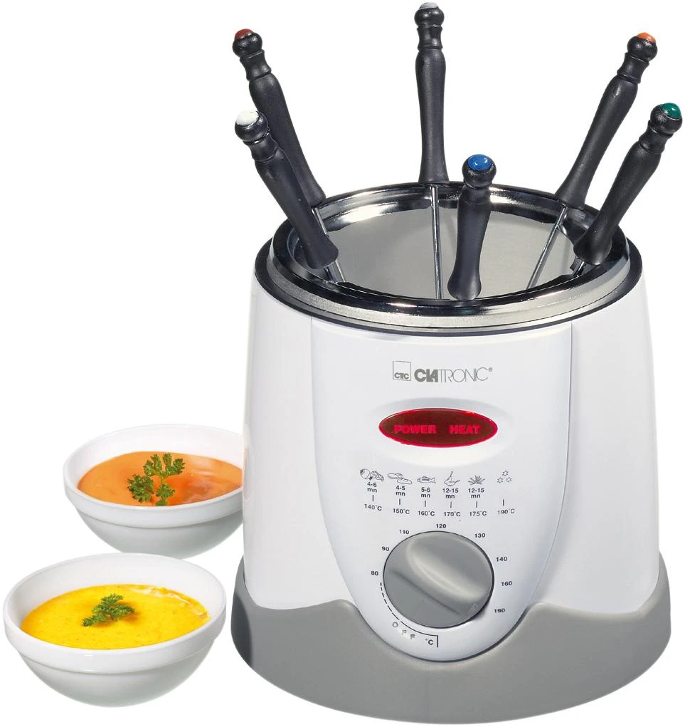 Clatronic Fondue gruzdintuvė FFR 2916 balta/pilka