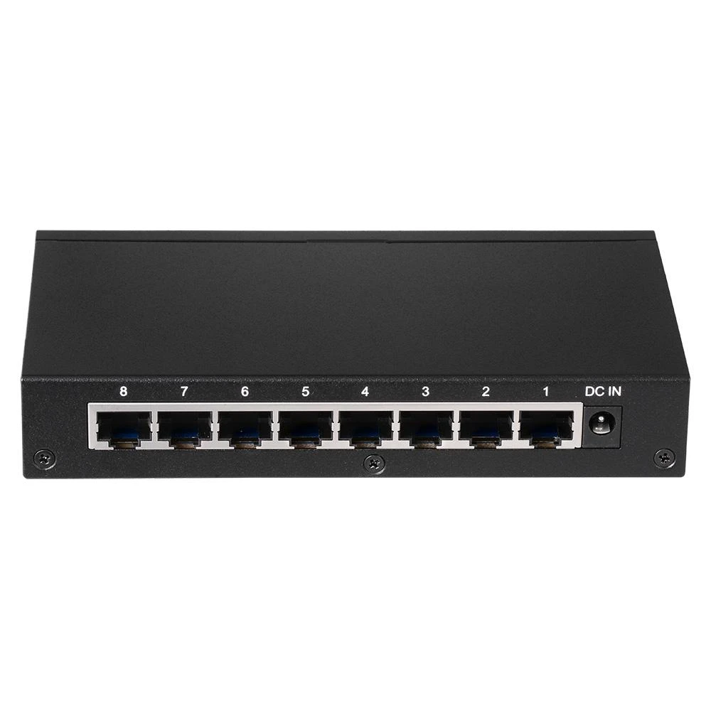Šakotuvas EDIMAX 8 prievadų Gigabit Ethernet jungiklis GS-1008E