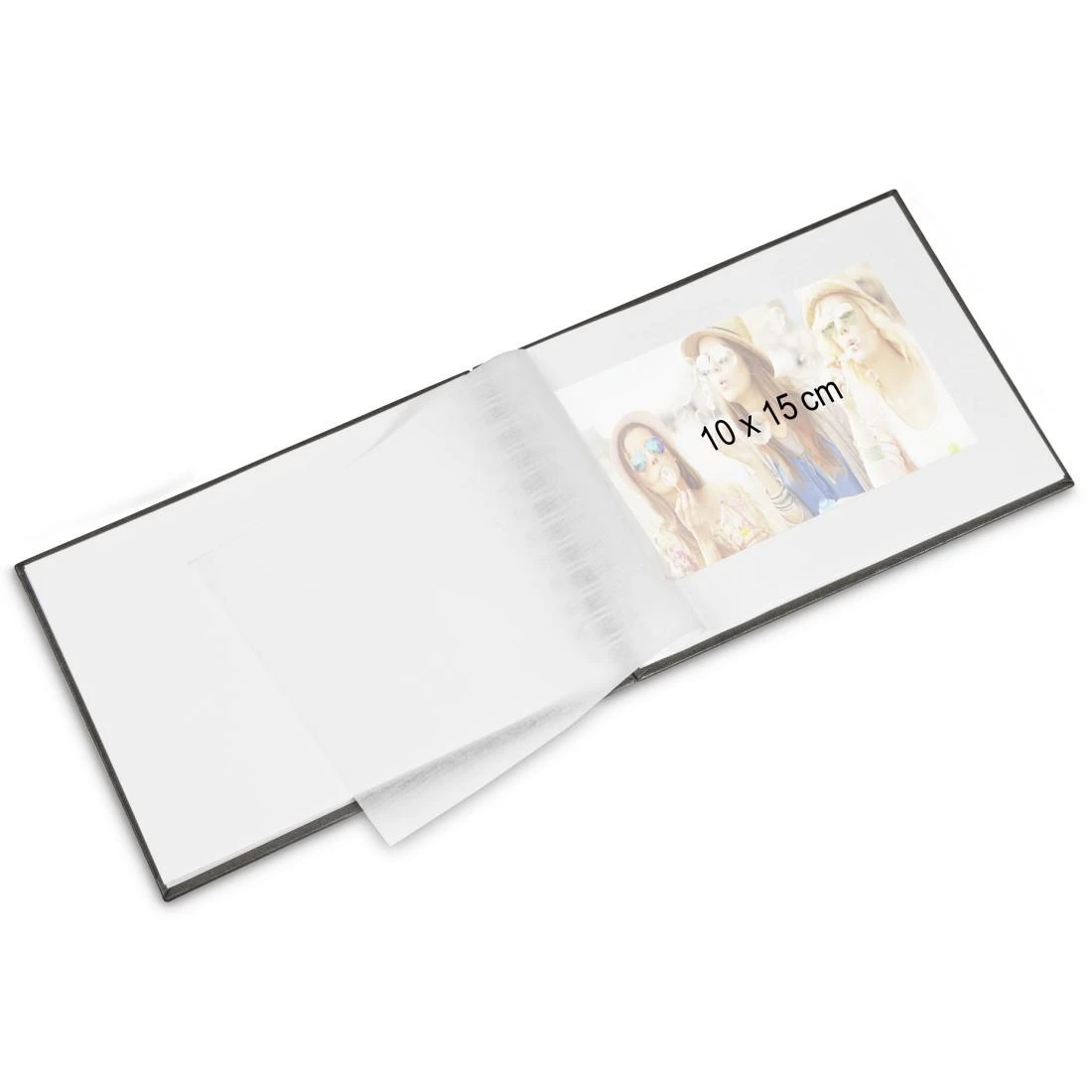 Hama ALBUM FINE ART 24X17/50 PILKA, balta KARTKI