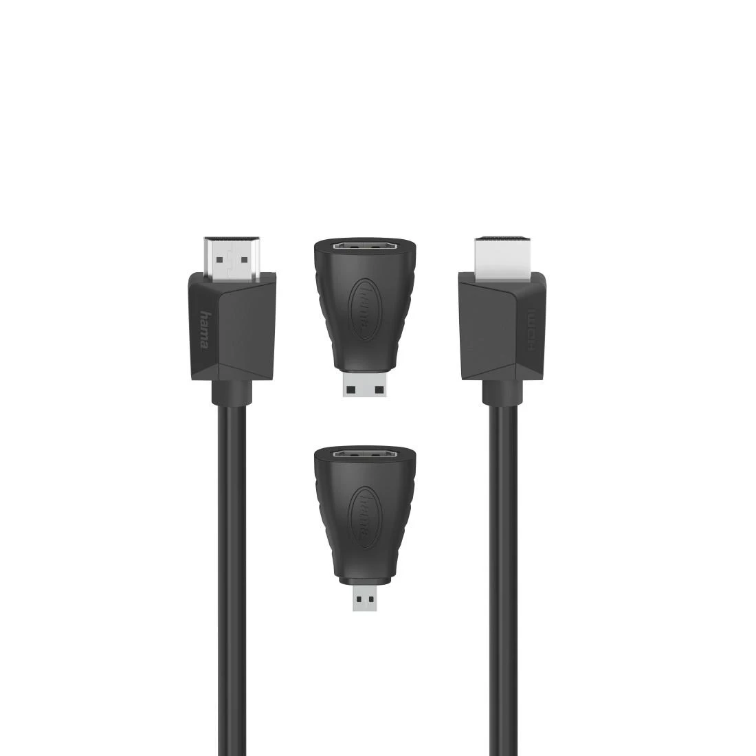Hama HDMI laidas su adapterių rinkiniu