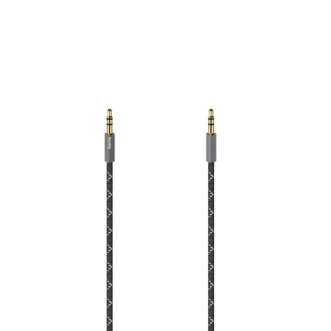 Hama 3,5 mm audio kabelis su pintos tekstūros laidu