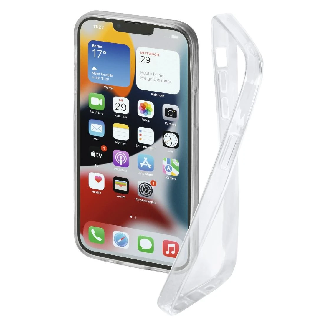 Hama Crystal Clear GSM DĖKLAS IPHONE 13 PRO MAX, SKAIDRUS
