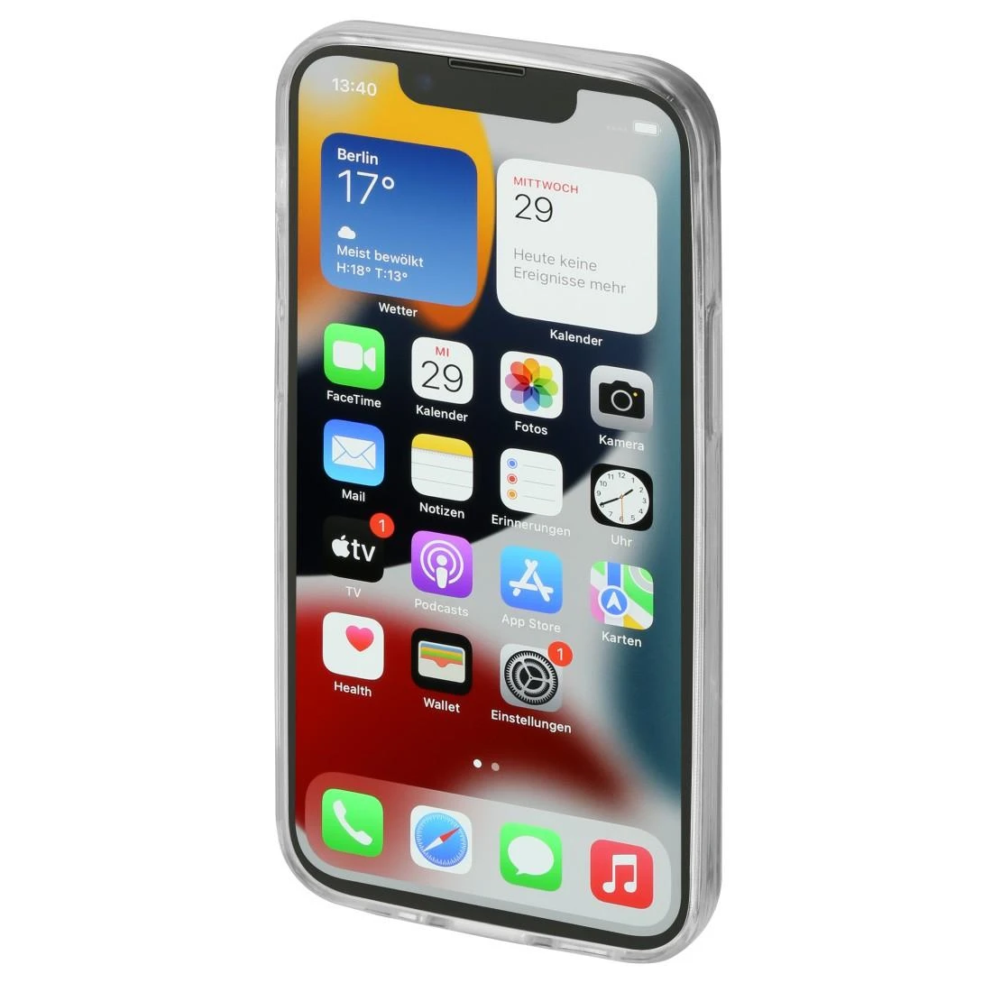Hama Crystal Clear GSM DĖKLAS IPHONE 13 MINI, SKAIDRUS