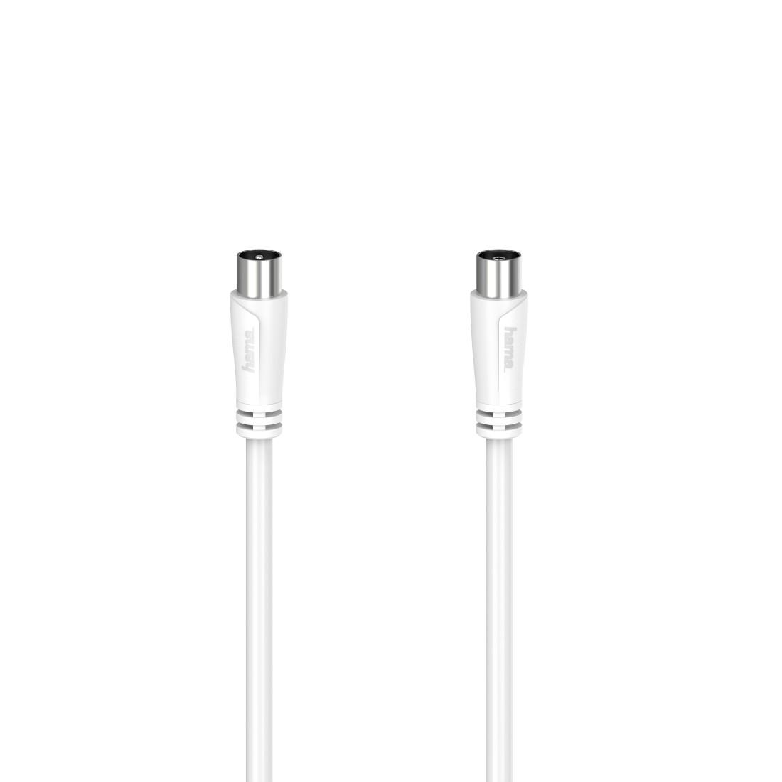 Hama Antennen-Kabelis Koax-Stecker - Koax-Kupplung 5.0 m 90 dB