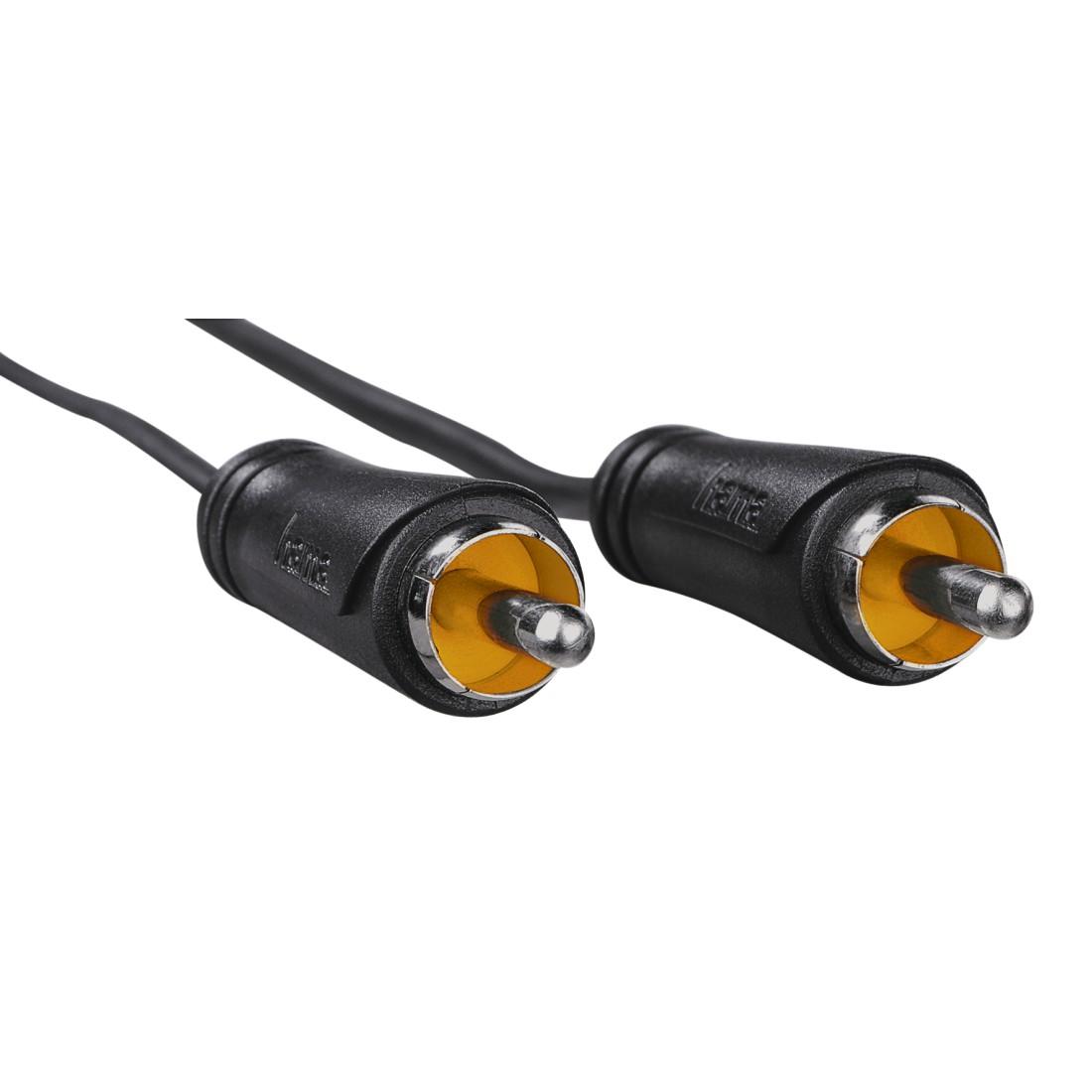 Hama skaitmeninis garso kabelis RCA, 3 m, juodas