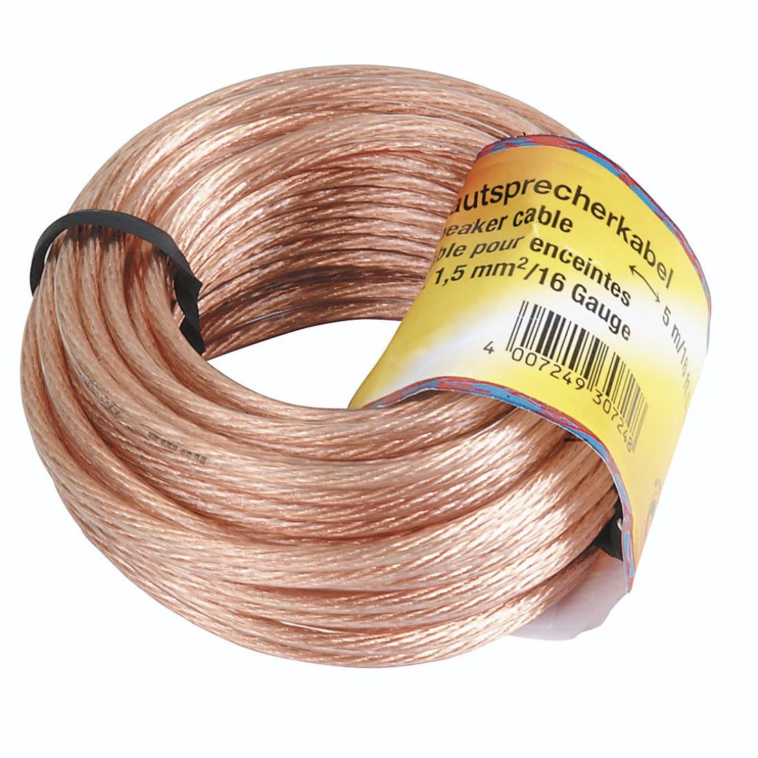 Hama KABELIS GŁOŚNIKOWY 2X1,55MM 10M