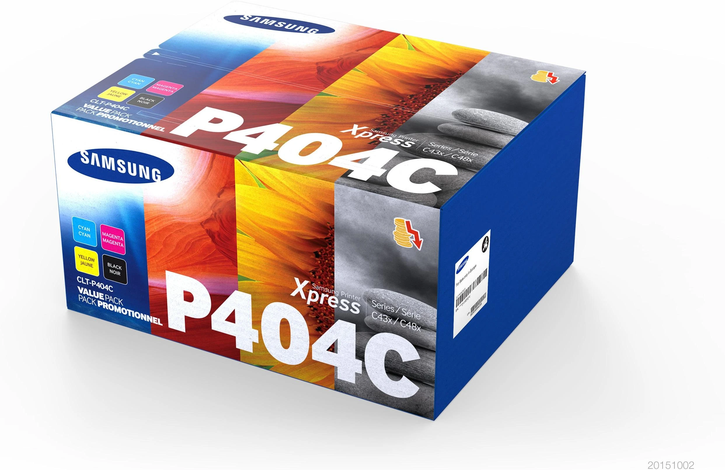 Hewlett Packard (HP) SAMSUNG CLT-P404C 4 vnt. CYMK dažų dėžė