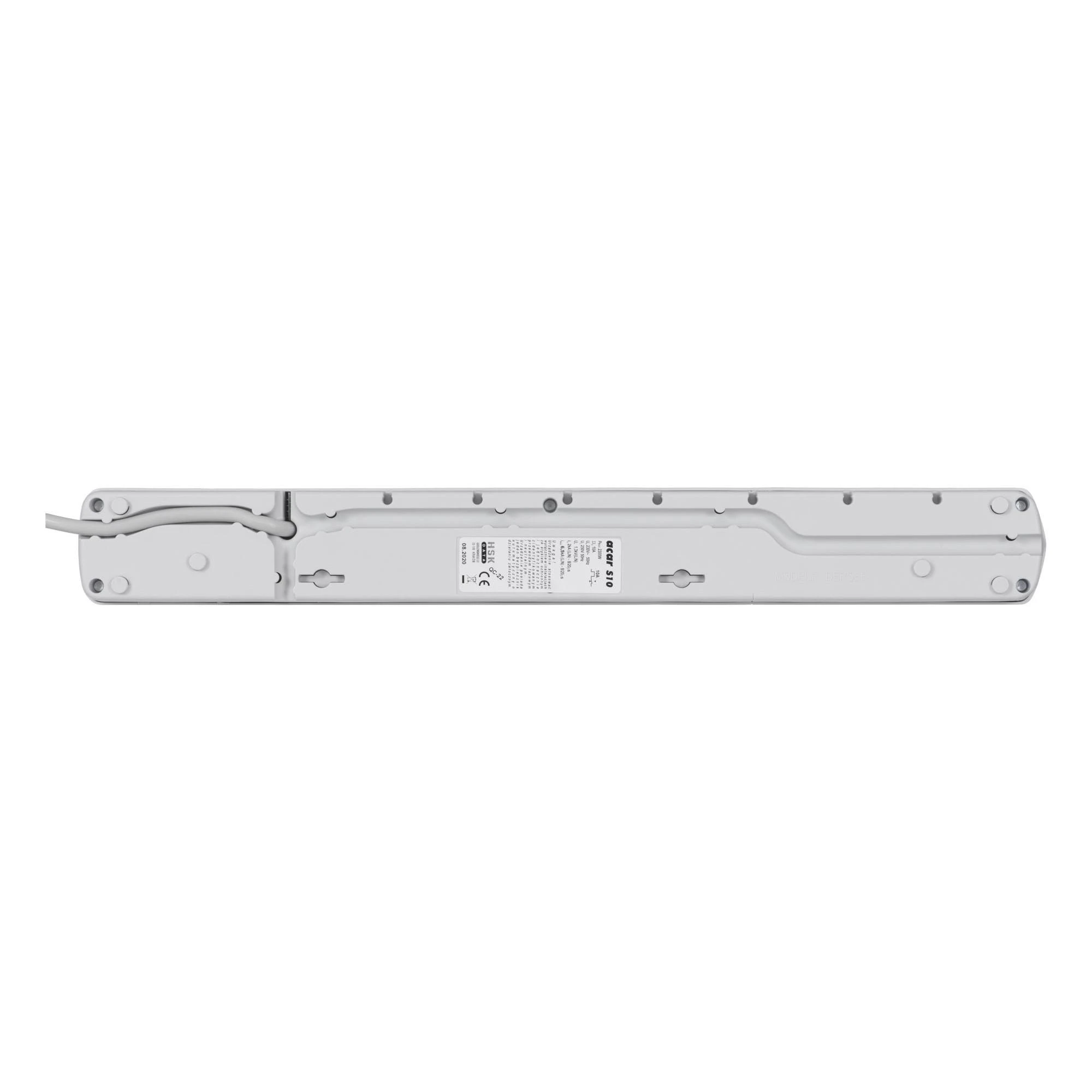 Acar Power strip S10 1,5M krūva 10 lizdų