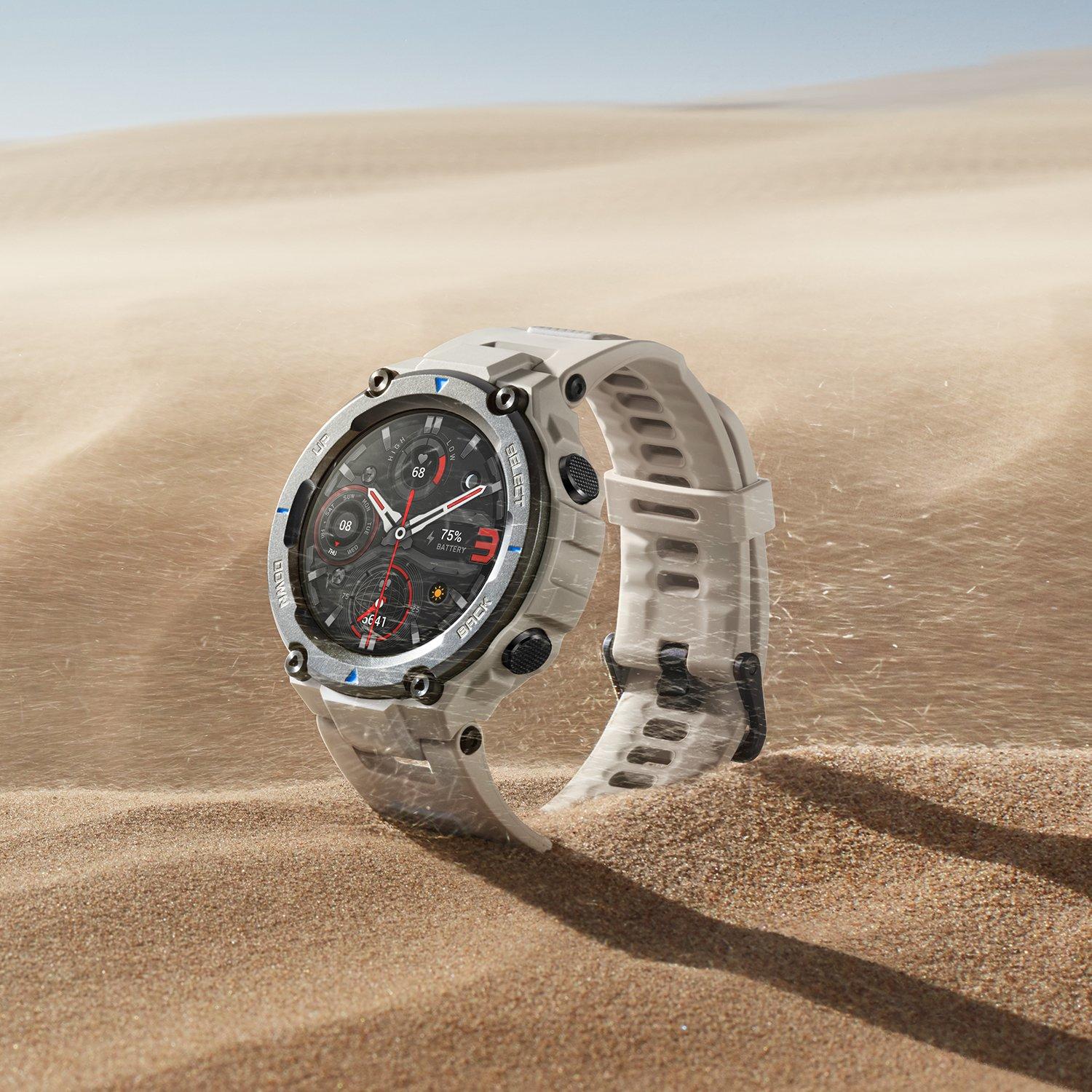 Išmanusis laikrodis Amazfit T-Rex Pro, Dykumos pilkos spalvos