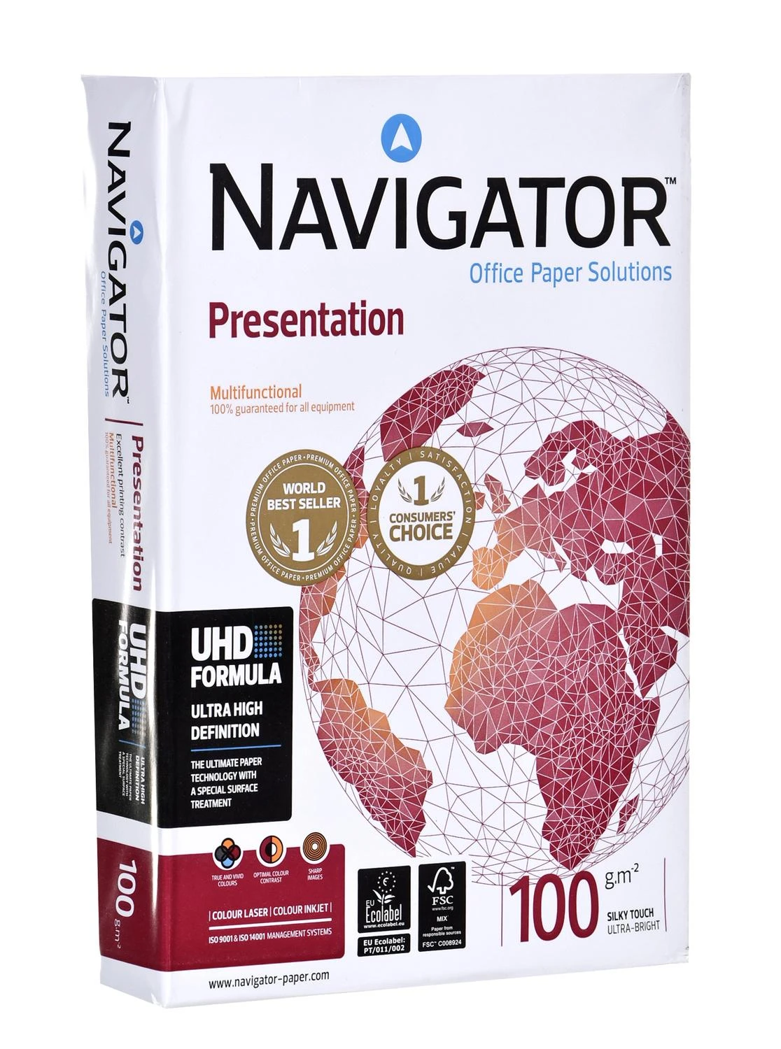 Biuro popierius Navigator, A4, 100g, 500 lapų