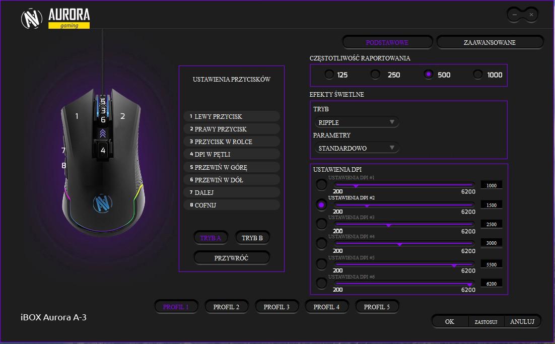 IBOX IMOGS9002 I-BOX AURORA A-3 Optinė pelė žaidimams RGB