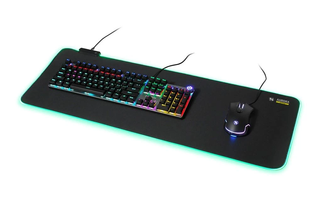 IBOX MPG5 Aurora žaidimų pelės kilimėlis LED