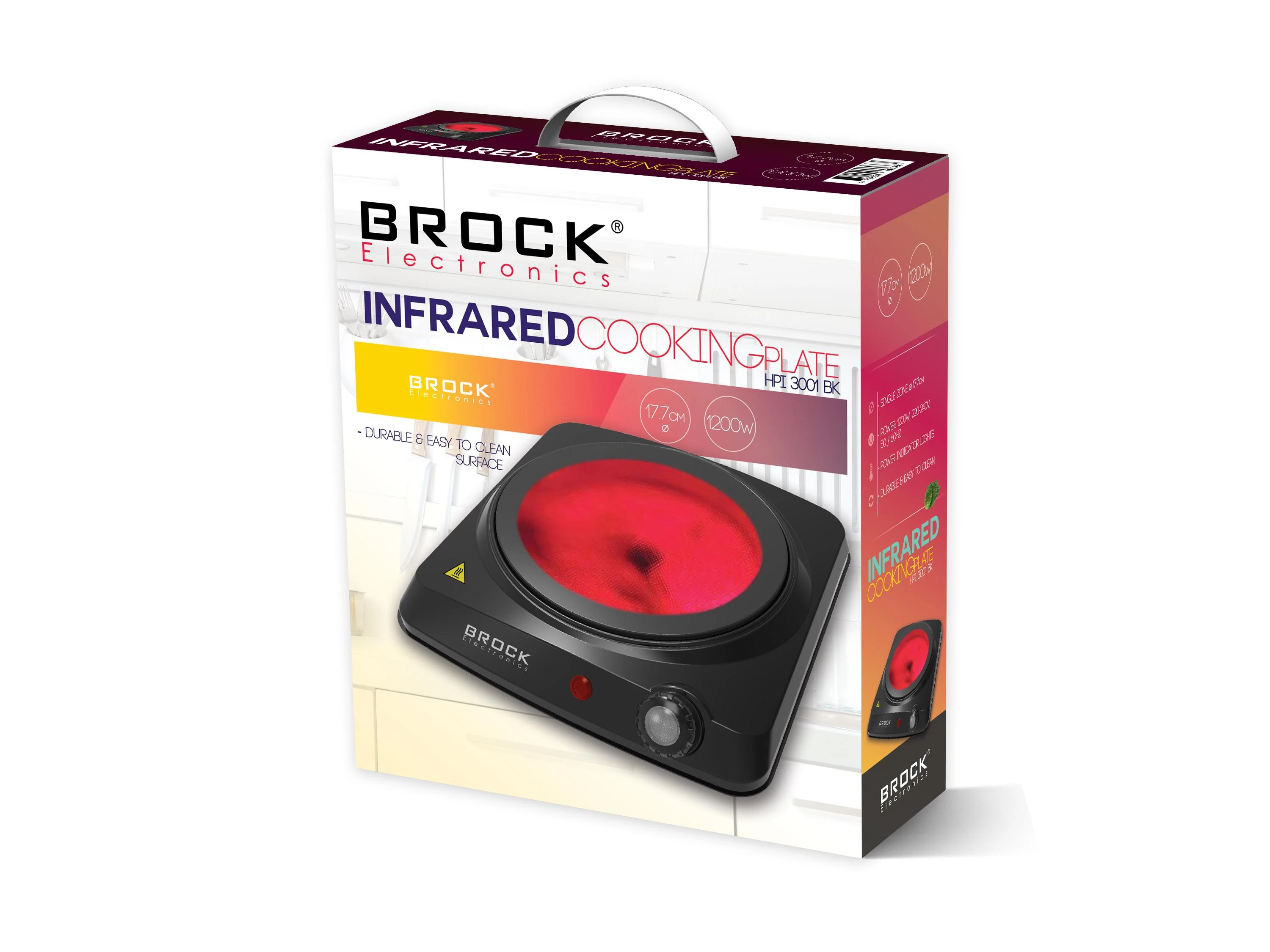 Stalinė viryklė infraraudonųjų spindulių, Brock