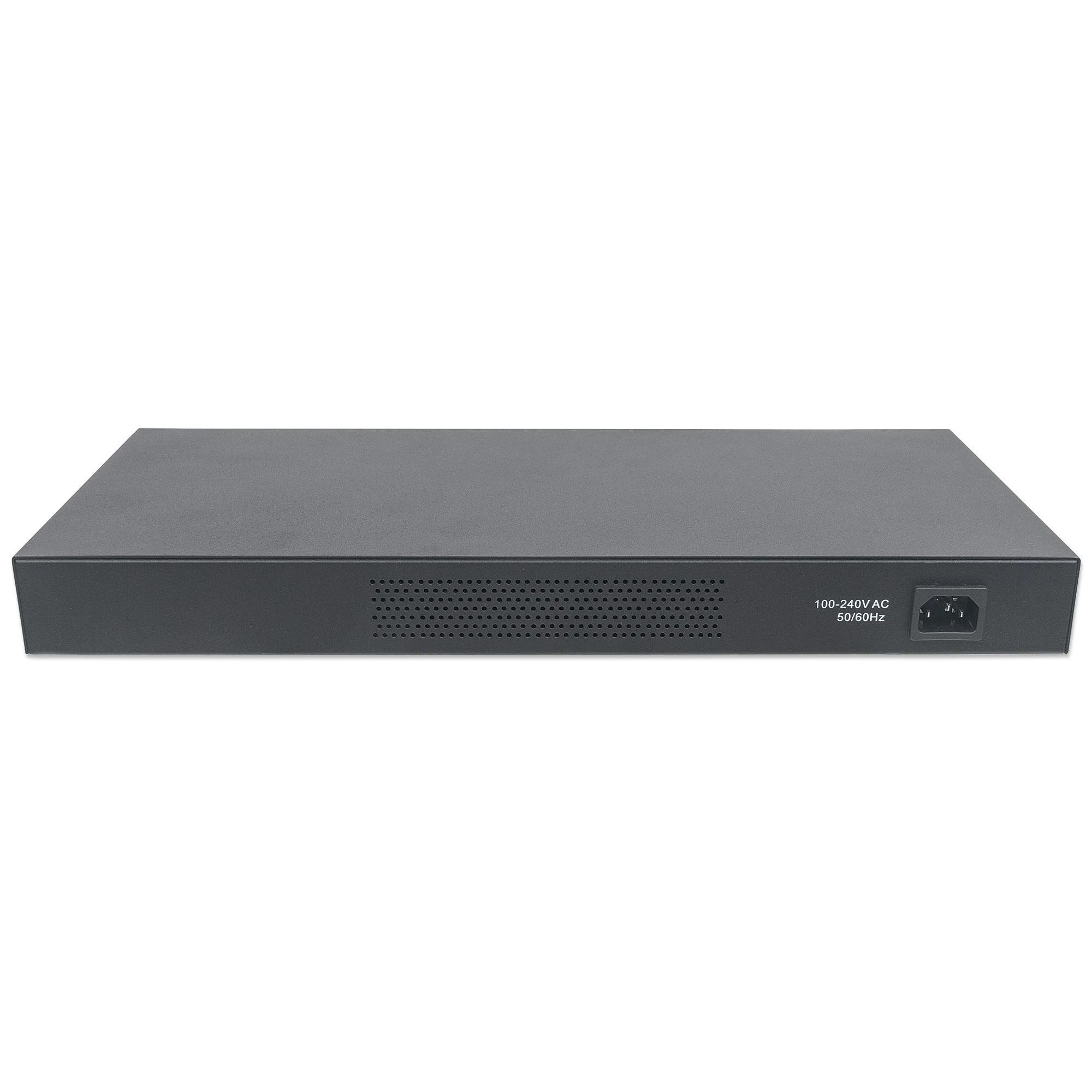 Šakotuvas Intellinet Gigabit Ethernet jungiklis 24x 10/100/1000 Mbps 2x SFP stovo 19''
