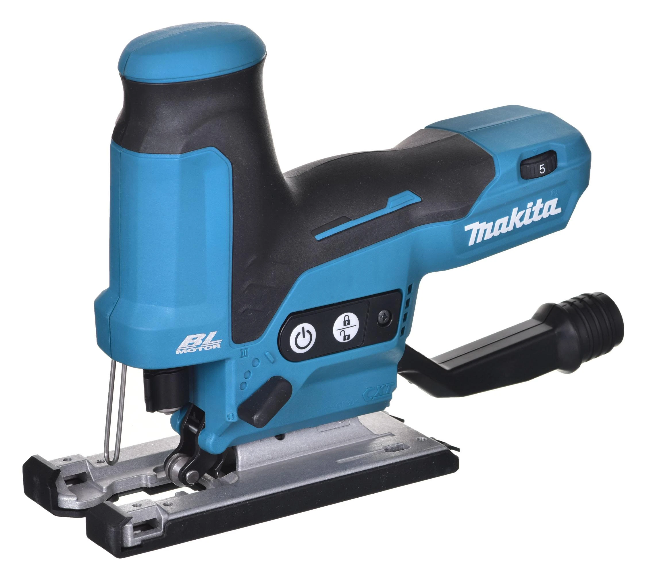 Makita JV102DZ Akumuliatorinis siaurapjūklis 12V MAX, BL-motor, Be akumuliatorių ir kroviklio!