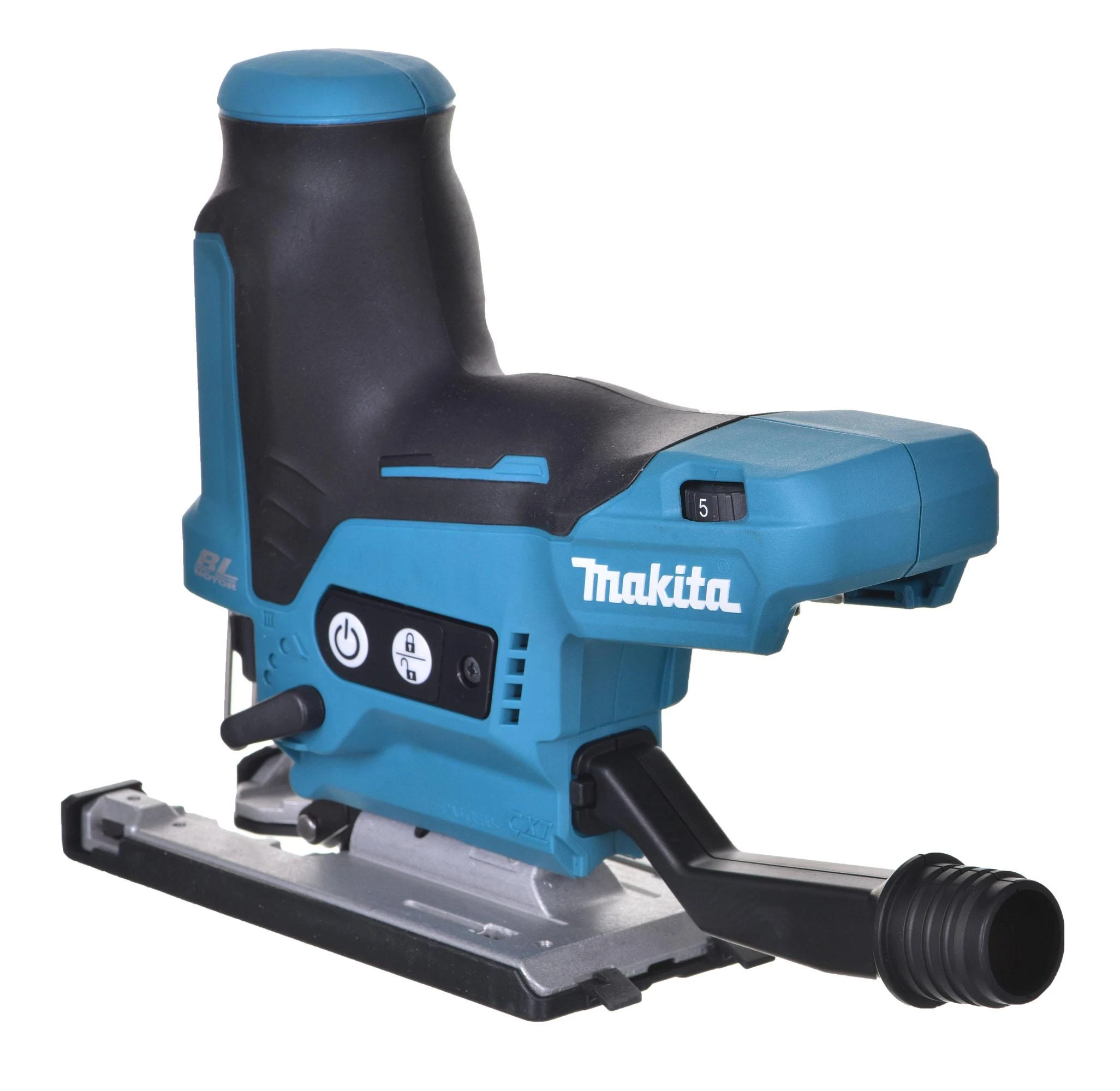 Makita JV102DZ Akumuliatorinis siaurapjūklis 12V MAX, BL-motor, Be akumuliatorių ir kroviklio!