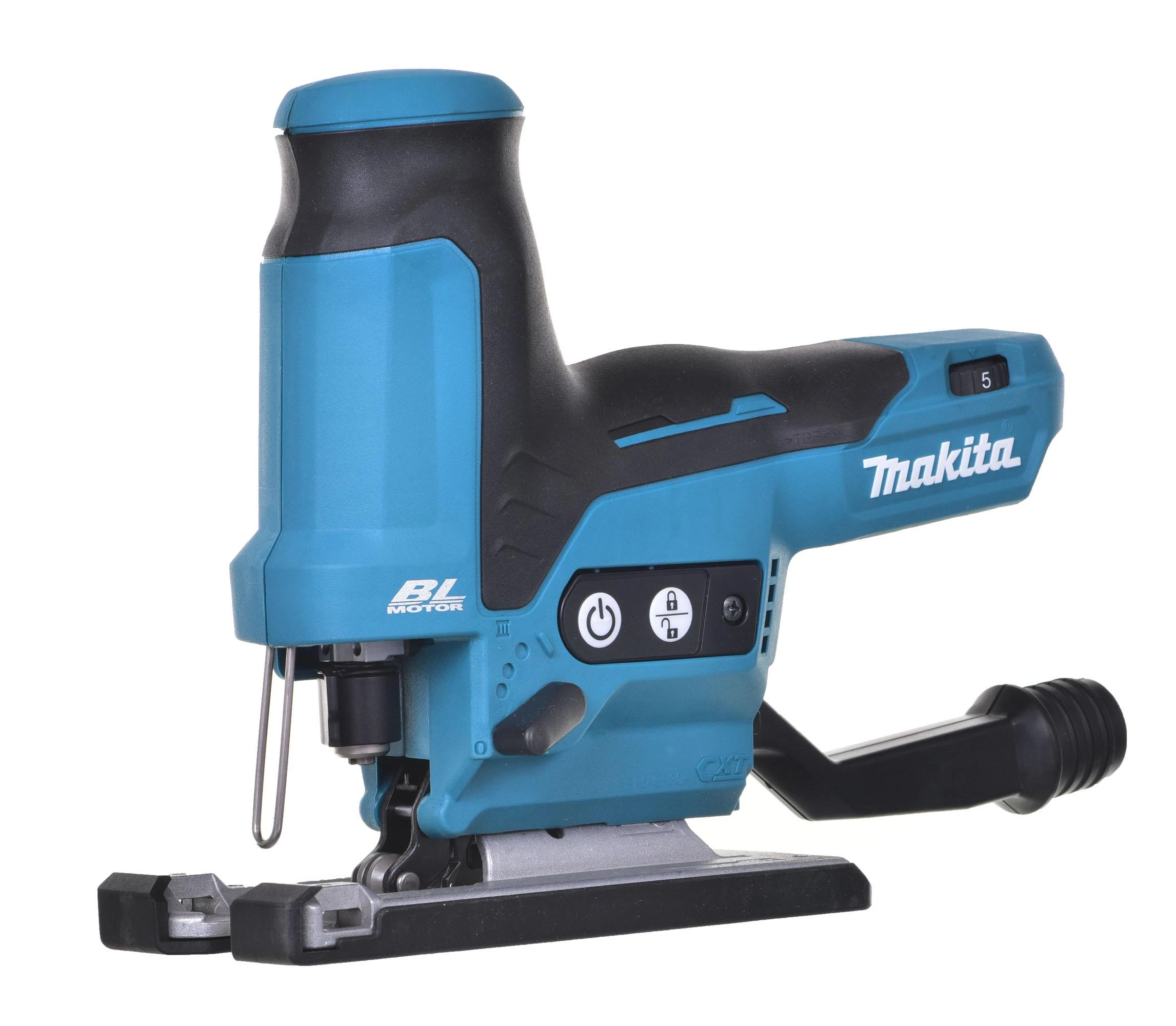 Makita JV102DZ Akumuliatorinis siaurapjūklis 12V MAX, BL-motor, Be akumuliatorių ir kroviklio!
