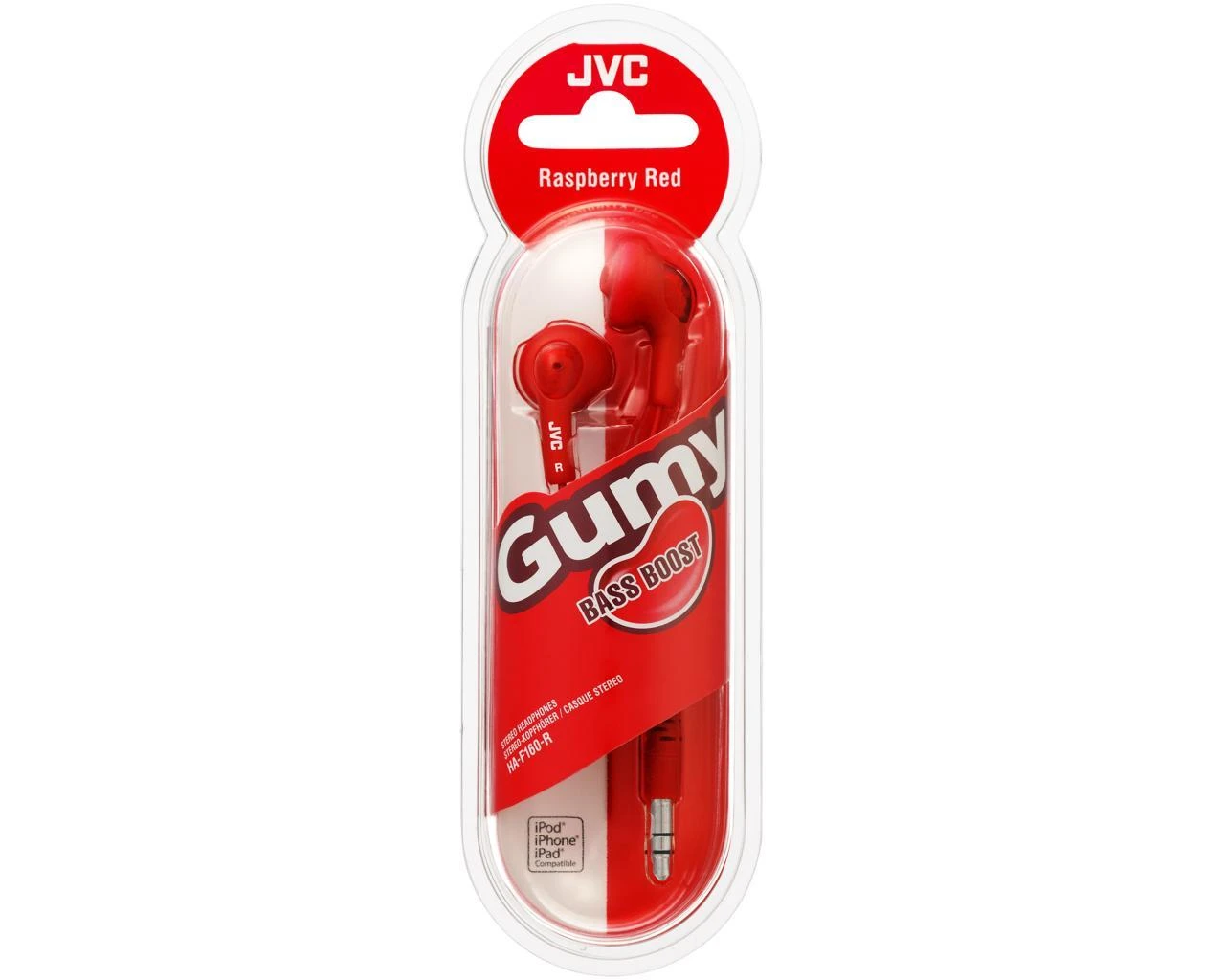 JVC HA-F160-R-E Ausinės Įkišamos į ausį Raudona