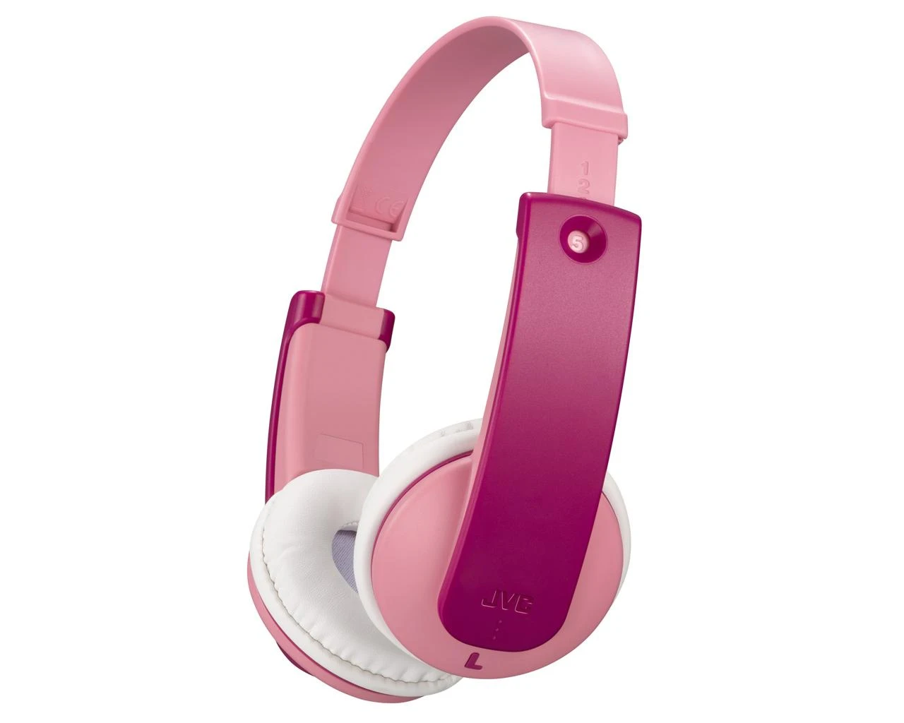 JVC HA-KD10W-PE ausinės su ryškiais purpuriniais elementais