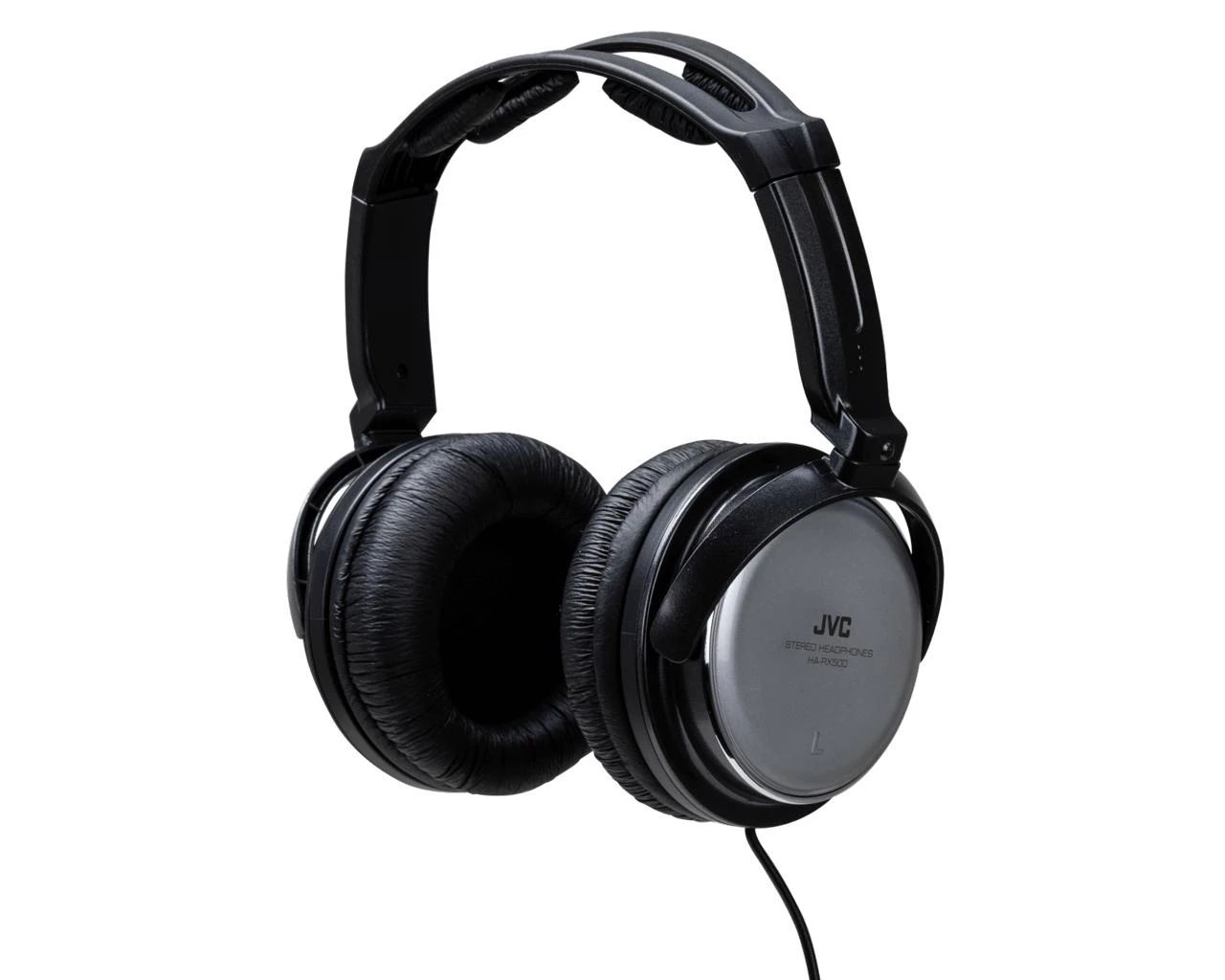 HiFi ir TV ausinės JVC HA-RX500E su Aukštos kokybės garso atkūrimu 3,5m laidas, juodos