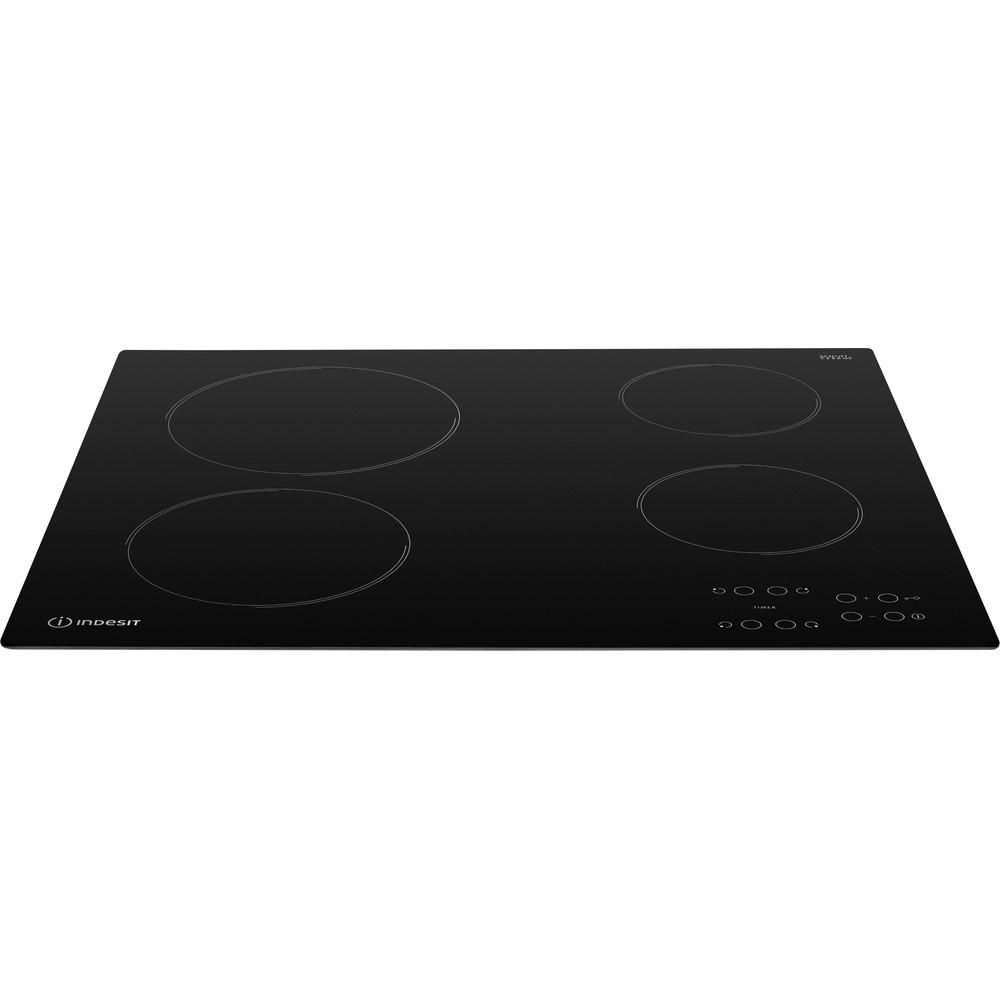 INDESIT | Kaitlentė | AAR 160 C | Vitrokeramika | Degiklių / virimo zonų skaičius 4 | Palieskite | Laikmatis | Juodas