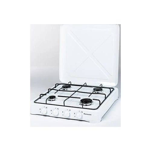 Kaitlentė Ravanson K-04T hob Juodas, Baltas Countertop Gas 4 zone(s)