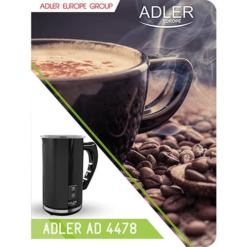 Adler | AD 4478 | 500 W | Pieno plakiklis | Juodas