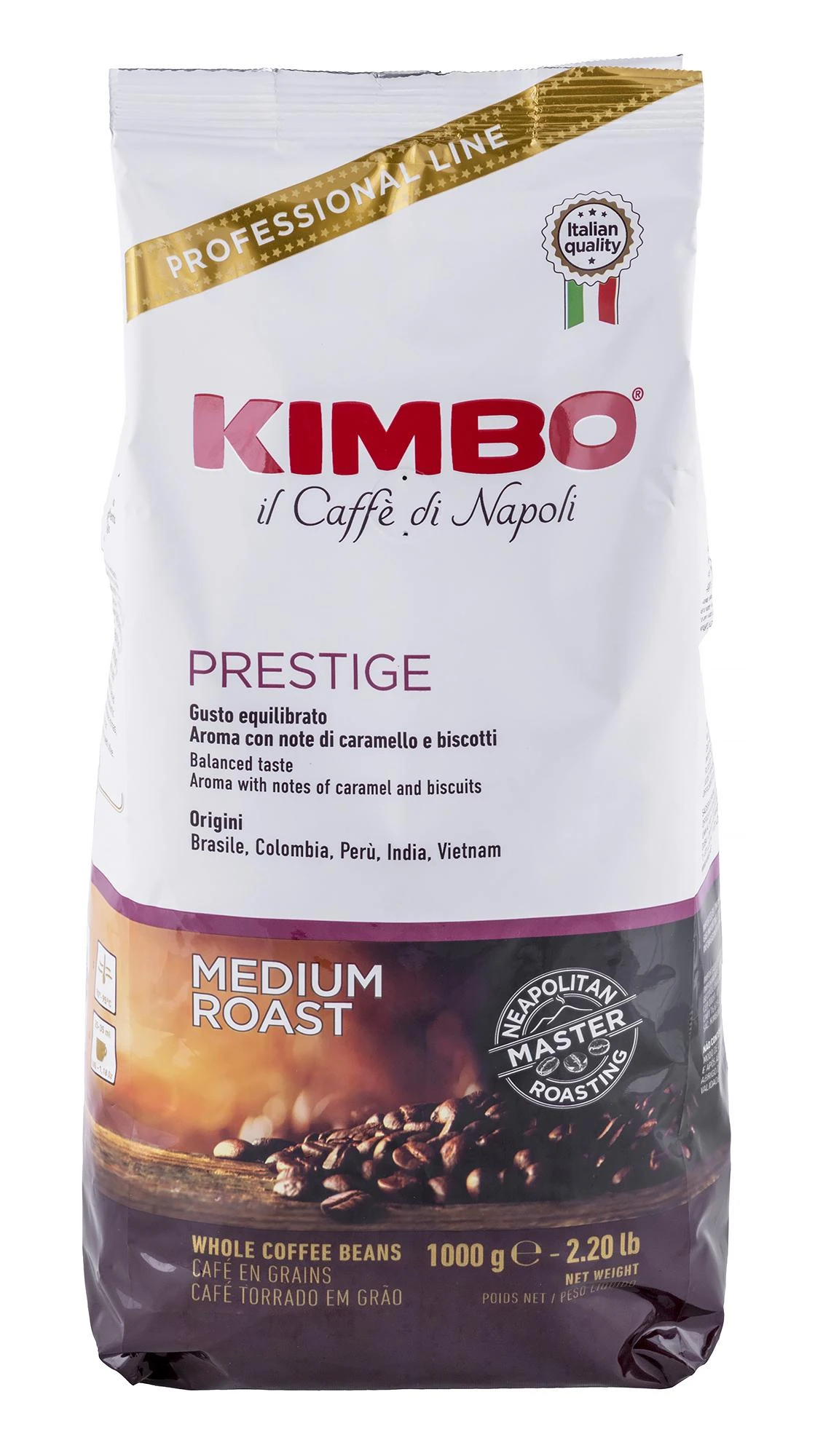 Javų kava Kimbo Espresso Bar Prestige 1kg