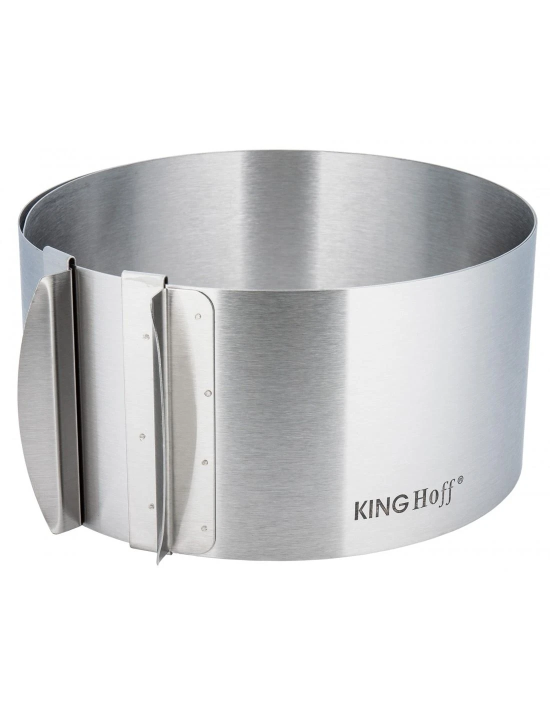 King Hoff Obrecz Reguliuojamas torto žiedas, plienas, skersmuo 16-30x8,5 cm, „Kinghoff“