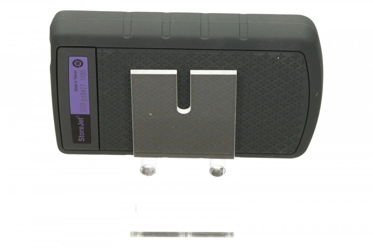 Kietasis išorinis diskas Transcend 25H3P 2.5'' 2TB USB3, Triguba smūgių slopinimo sistema