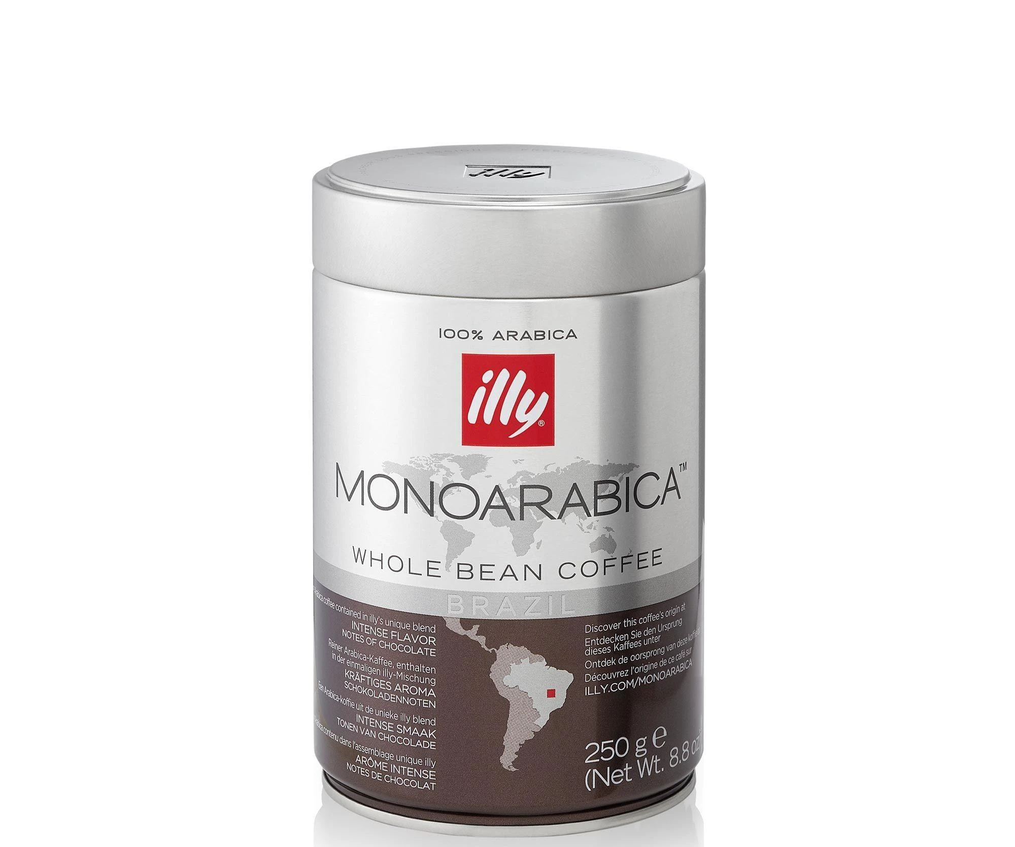 Kavos pupelės illy Arabica Selection Brazil 250 g