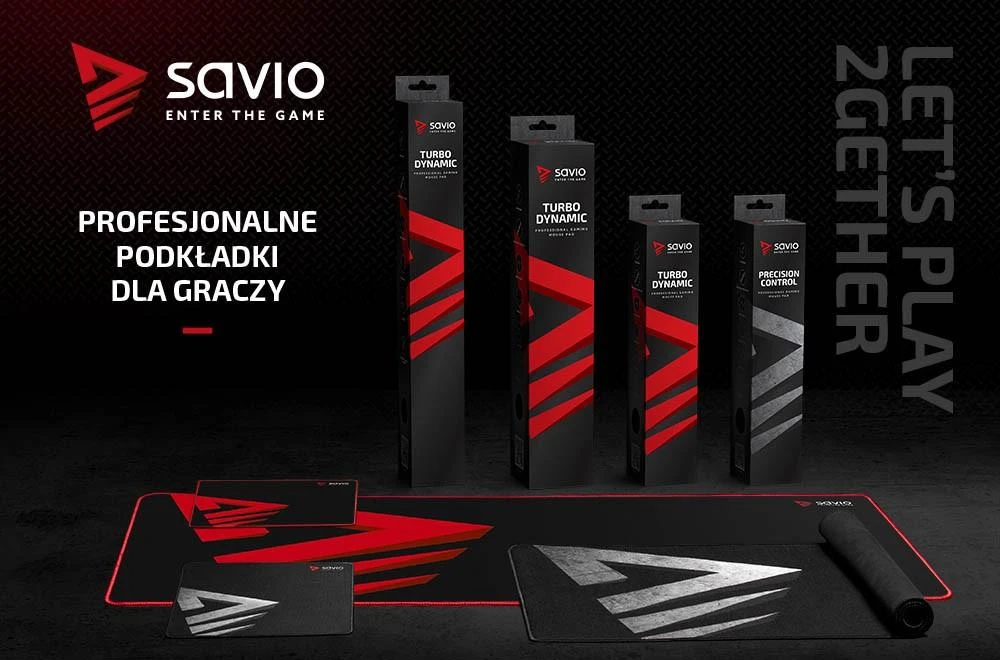 Pelės kilimėlis Savio Precision Control L