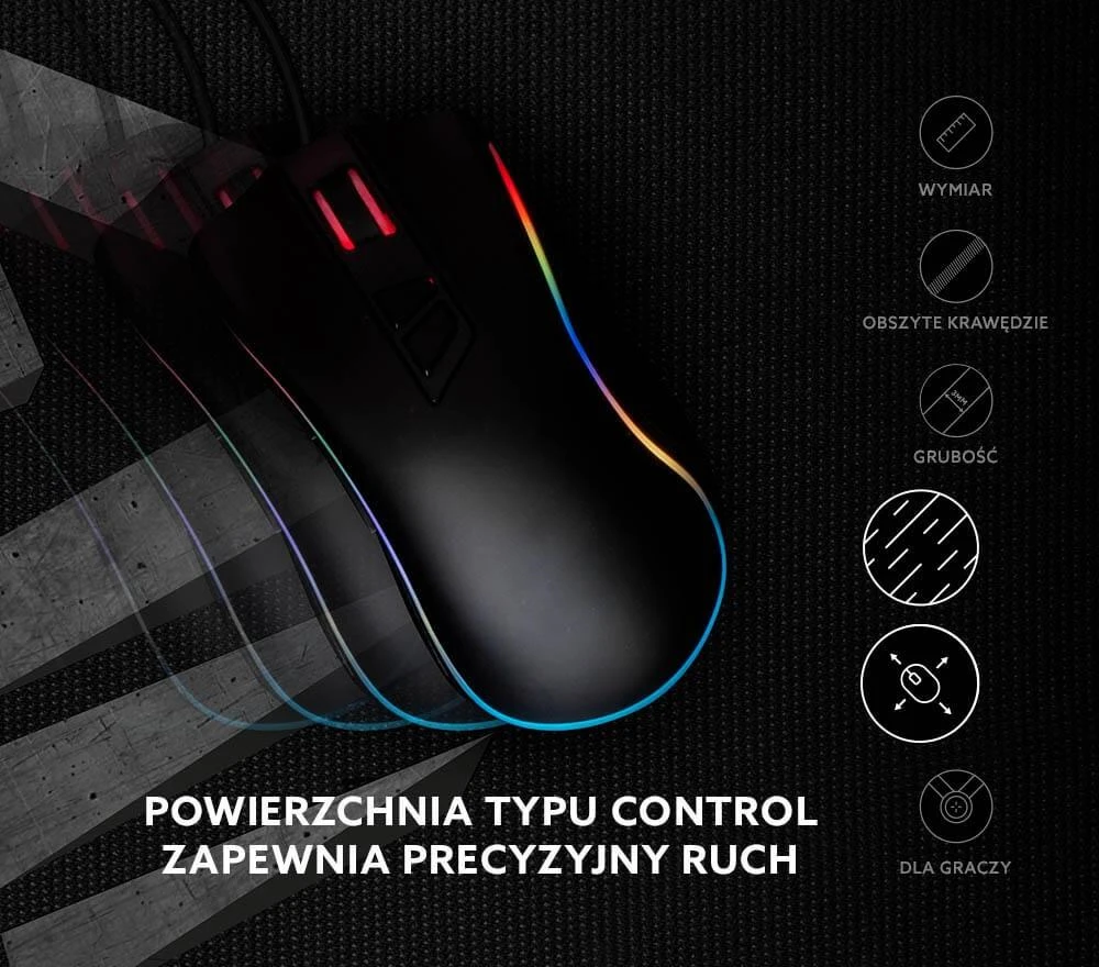 Žaidimų Pelės Kilimėlis - Savio Precision Control S