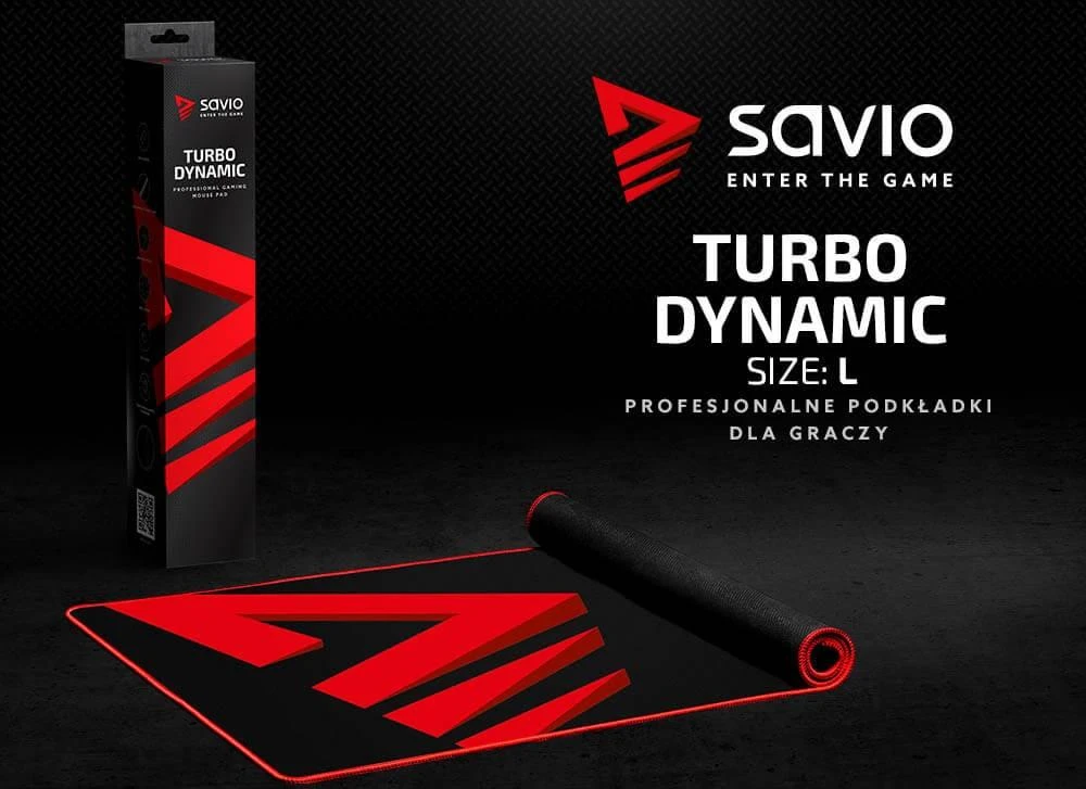 Pelės Kilimėlis - Savio Turbo Dynamic L