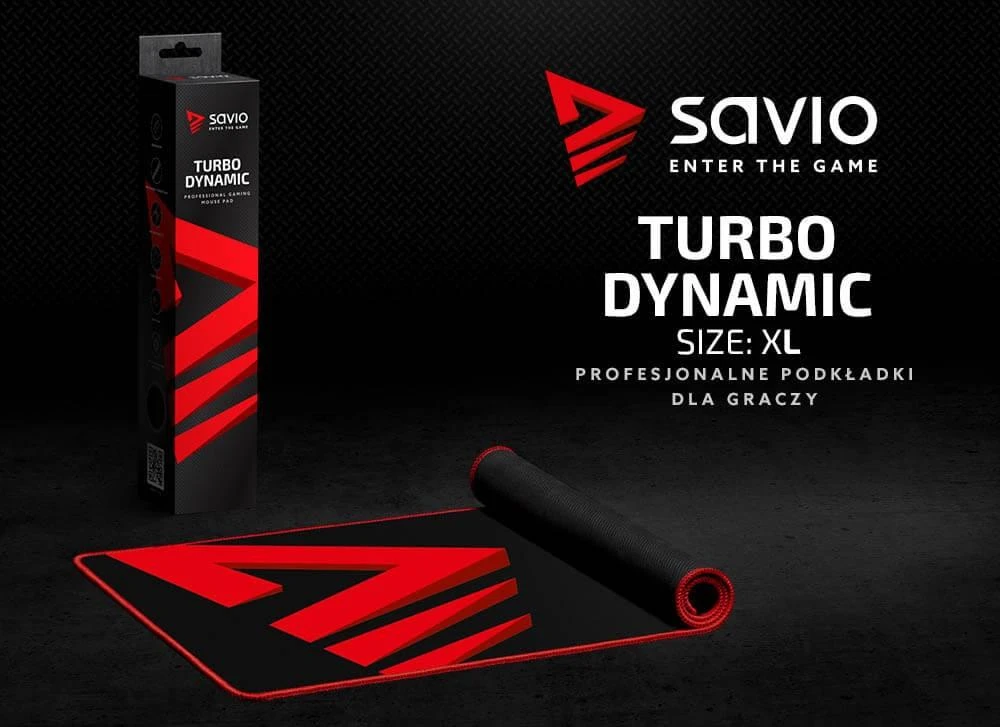 Pelės kilimėlis Savio Turbo Dynamic L